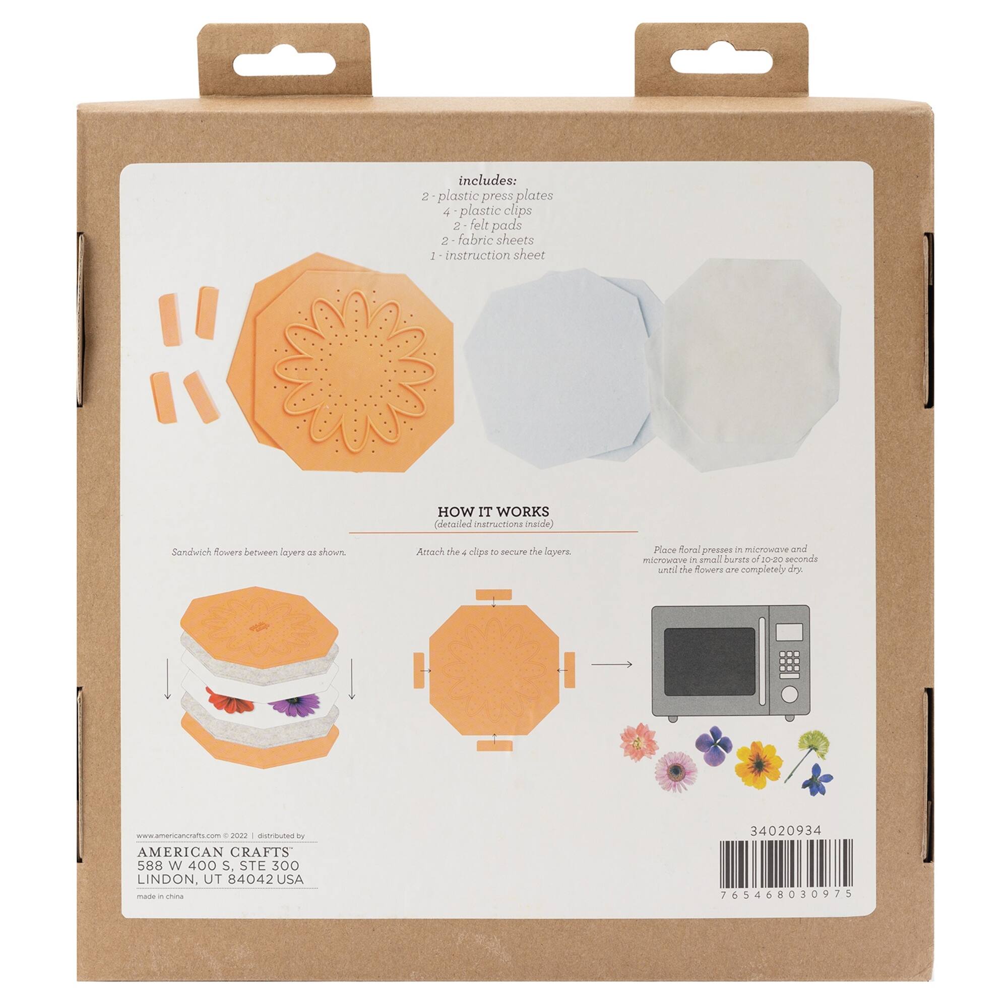 American Crafts™ Quicksie Daisy Microwave Flower Press Kit